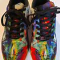 Adidas Shoes | Adidas Zx Flux Floral Torsion City Sneakers Men’s 8.5(41.5) | Color: Blue/Red | Size: 8.5