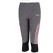 Adidas Bottoms | Adidas Toddler Girls Climalite Striped Capri Tights | Color: Gray/Pink | Size: 3tg