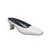Women's Aimee Mule by French Connection in Winter White (Size 6 1/2 M)
