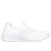 Skechers Women's Ultra Flex 3.0 - Classy Charm Sneaker | Size 9.5 | White | Textile/Synthetic | Vegan | Machine Washable