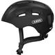ABUS Youn-I 2.0 bike helmet - with light for children, teenagers and young adults - for girls and boys - black, size M