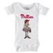 Infant Tiny Turnip White Philadelphia Phillies Baseball Babes Bodysuit