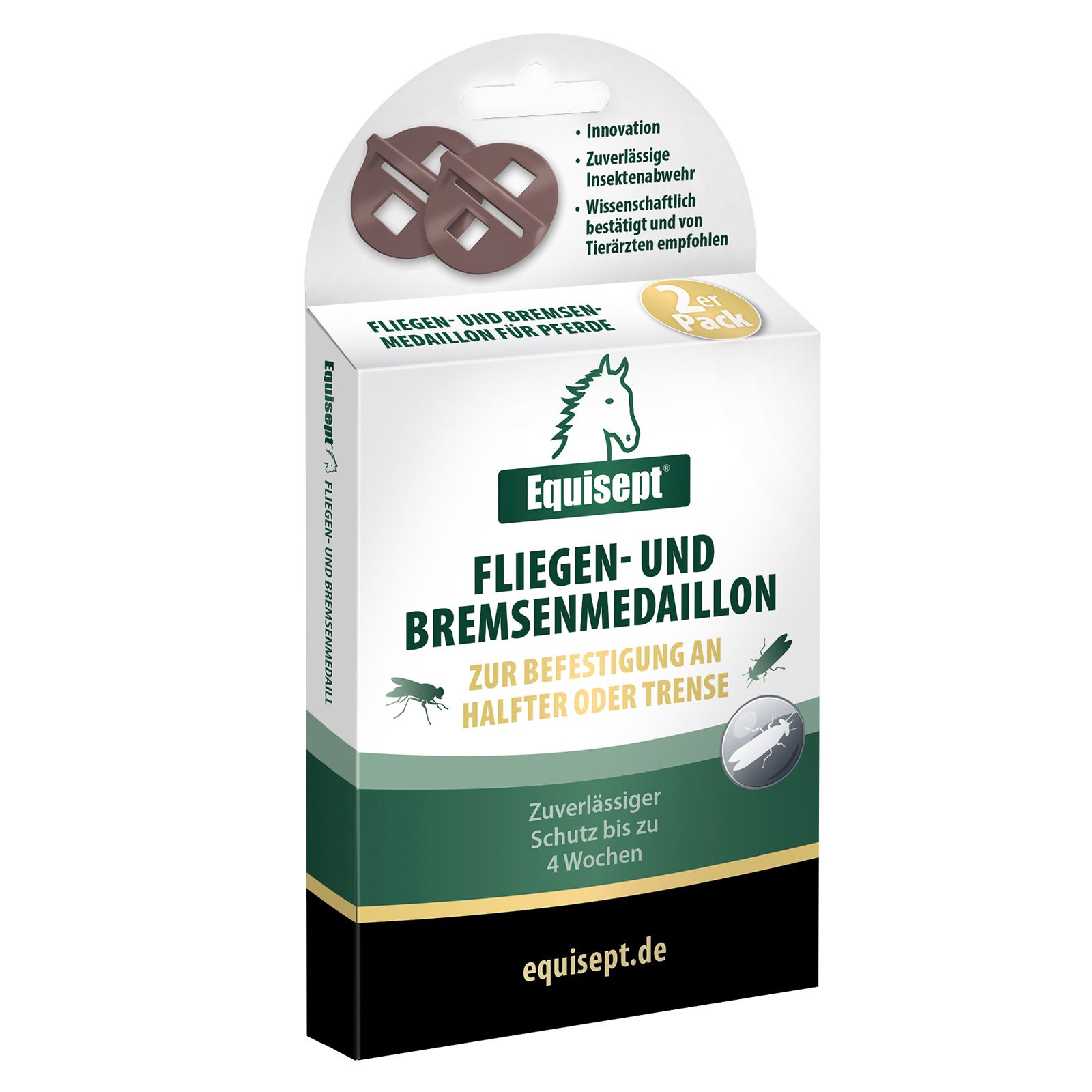 Equisept Fliegen- u.Bremsenmedaillon f.Pferde 2 St Sonstige Image