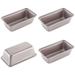 CHEFMADE 5.5 Inch Mini Loaf Pan Set 4Pcs Carbon Steel in Black/Gray/White | 1.9 H x 3.4 W x 6.1 D in | Wayfair WK9023-4