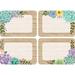 Teacher Created Resources Rustic Bloom Name Tags/Labels | 1.5 H x 4.38 W x 5.25 D in | Wayfair TCR8596-6