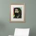 Trademark Fine Art 'Garcia' by Dean Russo Framed Graphic Art Canvas, Wood | 18.75 H x 22.75 W in | Wayfair ALI2611-W1114MF