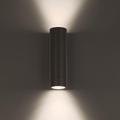 WAC Lighting 2 Inch Tall 2 Light LED Outdoor Wall Light - 3611-27/30/40BK