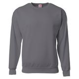 A4 N4275 Men's Sprint Tech Fleece Crewneck Sweatshirt in Graphite Grey size Large | Polyester fleece