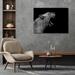 Latitude Run® 'Lioness In Low Key' Wrapped Canvas Wall Art By Nauzet Baez Canvas in Black/Gray/White | 16 H x 24 W x 1.5 D in | Wayfair