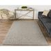 Gray 156 x 108 x 0.98 in Area Rug - Foundry Select Modern Area Rug Boulder Chunky Fog Hand Loomed Wool Area Rug MODAABL31FO Wool | Wayfair