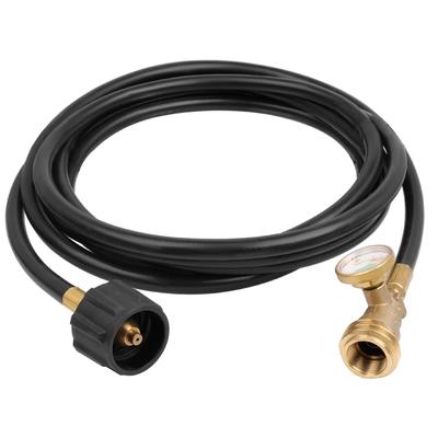 15-Feet Propane Extension Hose with Gauge