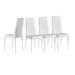 4 Pcs Modern Minimalist Dining Chair Conference Chair Dining Chair
