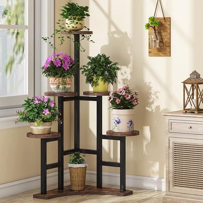Corner Plant Stand Indoor 6 Tiered Plant Shelf Flower Stand