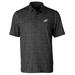 Men's Cutter & Buck Black Philadelphia Eagles Pike Constellation Print Stretch Polo