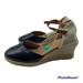 Anthropologie Shoes | Maypol Anthropologie Blue Leather Espadrilles New! 39/8 | Color: Blue/Tan | Size: 8