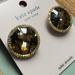 Kate Spade Jewelry | Kate Spade Gold Quartz Earrings Haloed In Pav Crystals. | Color: Gold | Size: Os