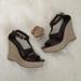 J. Crew Shoes | J.Crew Wedge Sandals Size 8 | Color: Brown/Tan | Size: 8