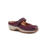 Women's Arcadia Adjustable Clog by SoftWalk in Burgundy (Size 12 M)