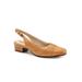 Women's Dea Woven Cap Toe Pump by Trotters in Bone (Size 9 M)