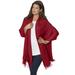 Women's Pashmina Shawl by Accessories For All in Rich Burgundy