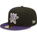 Men's New Era Black Albuquerque Isotopes Alternate Logo 2 Authentic Collection 59FIFTY Fitted Hat