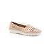 Wide Width Women's Rory Flat by Trotters in Nude Gold (Size 10 W)