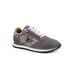 Women's Infinity Sneaker by Trotters in Grey Suede Snake (Size 8 M)