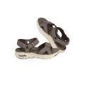 Extra Wide Width Men's Skechers Arch Fit® Adjustable Strap Leather Sandal by Skechers in Brown (Size 15 WW)