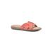 Women's Cliffs Fortunate Slide Sandal by Cliffs in Red Suede Smooth (Size 9 M)