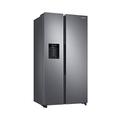 Samsung RS6EA8822S9/EG Side-by-Side Kühlschrank, 178 cm, 634 ℓ, Wasser- und Eisspender, Platzsparender In-Door Icemaker, Space Max, Twin Cooling+, No Frost+, Frischwasseranschluss, Edelstahl Look