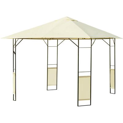 WOLTU Gazebo da giardino tendone tenda per festa party con parti laterali  3x3 m Blu