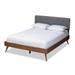 Carson Carrington Ulas Mid-century Fabric Platform Bed