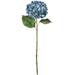 Sullivans Artificial Hydrangea Stem with Leaves 27"H Blue Flowers - 12"L x 5"W x 27"H