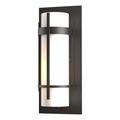 Hubbardton Forge Banded 15 Inch Tall Outdoor Wall Light - 305893-1087