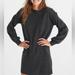 Madewell Dresses | Madewell Boatneck Button-Shoulder Sweater Dress Xs | Color: Gray | Size: Xs