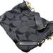 Coach Bags | Coach Signature Slim Carly Handbag Black On Black | Color: Black | Size: Os