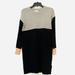Madewell Dresses | Madewell Worn Once Colorblock Sweater Dress. Xxs. Like New! | Color: Black/Gray | Size: Xxs