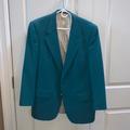 Burberry Jackets & Coats | Burberry Suit Coat | Color: Green | Size: 42