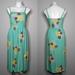Anthropologie Dresses | Anthro Corey Lynn Calter Sketchbook Mint Green Yellow Floral Dress S | Color: Green/Yellow | Size: S
