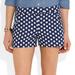 J. Crew Shorts | J.Crew Indigo Dot Linen Blend Short Navy Polka | Color: Blue/White | Size: 6