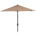 Hanover Montclair 9-Ft. Market Outdoor Umbrella In Chili Red, MCLRUMB9-CHL Metal in Brown | 96 H x 108 W x 108 D in | Wayfair MCLRUMB9-TAN