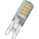 Led base pin G9 / Ampoule led G9, 2,60 w, 30-W-remplacement, clair, Warm White, 2700 k, Pack de 3