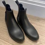 J. Crew Shoes | Jcrew Black Rain Boots (Booties) | Color: Black | Size: 8