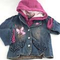 Levi's Jackets & Coats | Levi's Toddler Girls Hooded Denim Jacket | Color: Blue/Purple | Size: 2tg