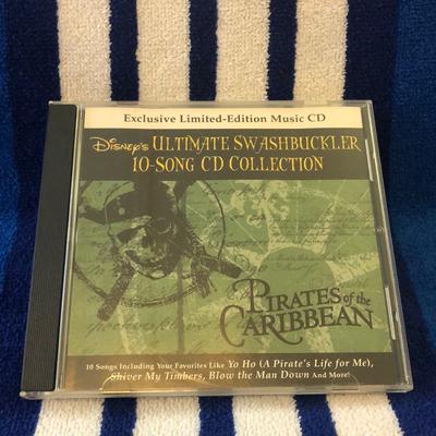 Disney Media | Disney’s Ultimate Swashbuckler 10-Song Cd Collection Exclusive Ltd. Ed. Music Cd | Color: Black/Green | Size: Os