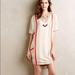 Anthropologie Dresses | Anthropologie Puella Elevation Stripe V-Neck Dolman Sleeve Dress Sz S | Color: Cream/Orange | Size: S