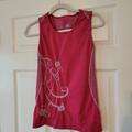 Athleta Tops | Athleta Womens Athletic Tank Top Abstract Design Raspberry Gray | Color: Gray/Tan | Size: M