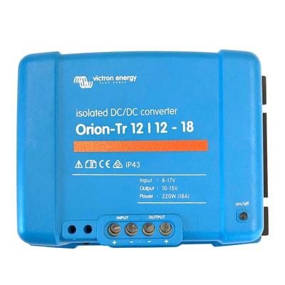 Victron Energy Orion-TR DC-DC Converter 12 volts to 12 volts 18 amps Isolated Blue ORI121222110