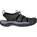 Keen Newport Sandals Leather/Synthetic Men's, Black/Steel Gray SKU - 315085