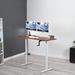 Vivo Manual Height Adjustable Desk Wood/Metal in White | 28.8 H x 59 W x 23.6 D in | Wayfair DESK-KIT-MW6D